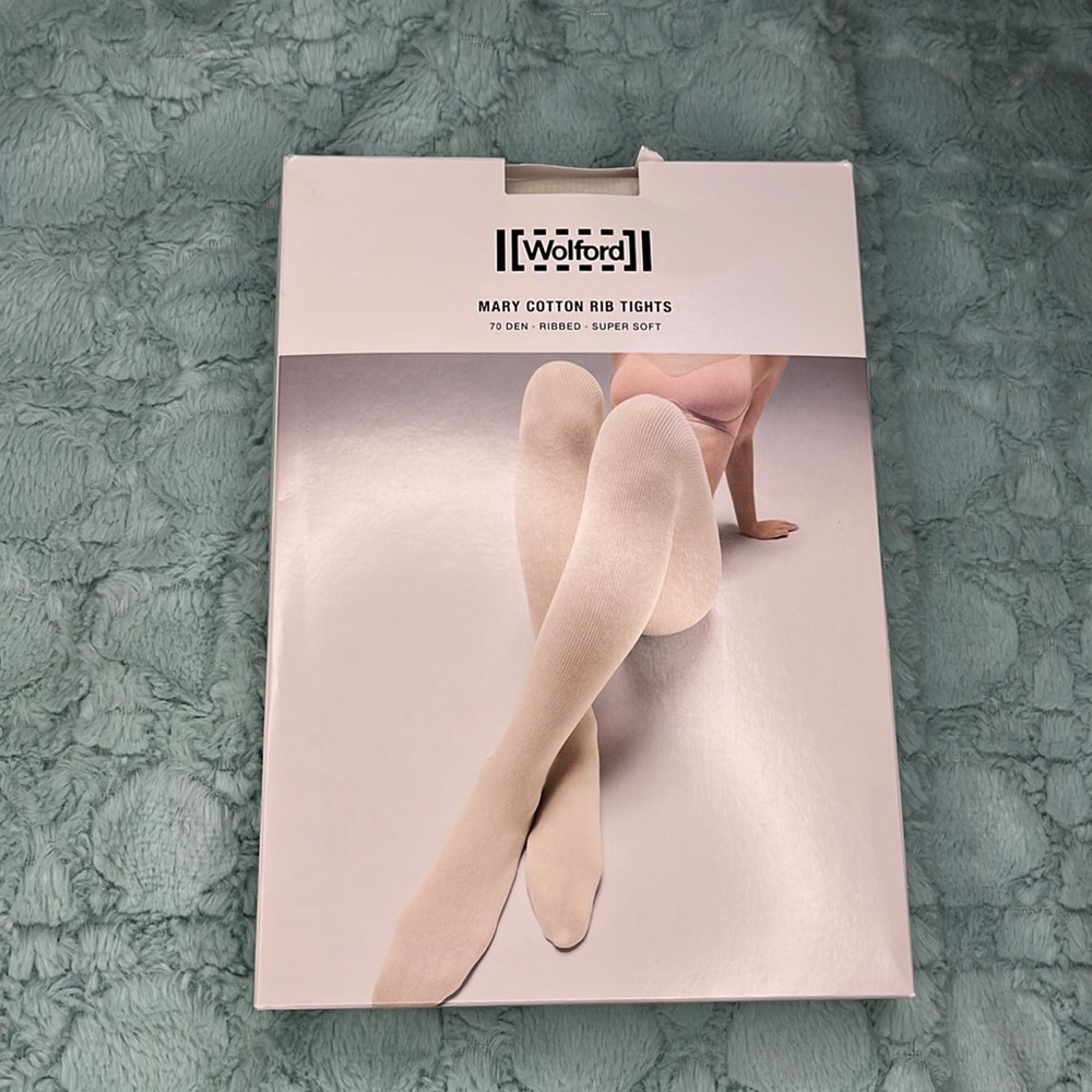Mary Cotton Rib Tights